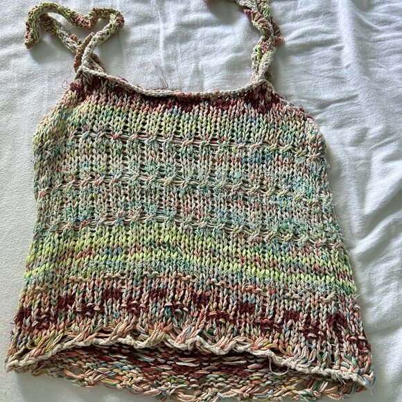 Free People Multicolour Artisinal Knit Cami - Picture 3 of 4